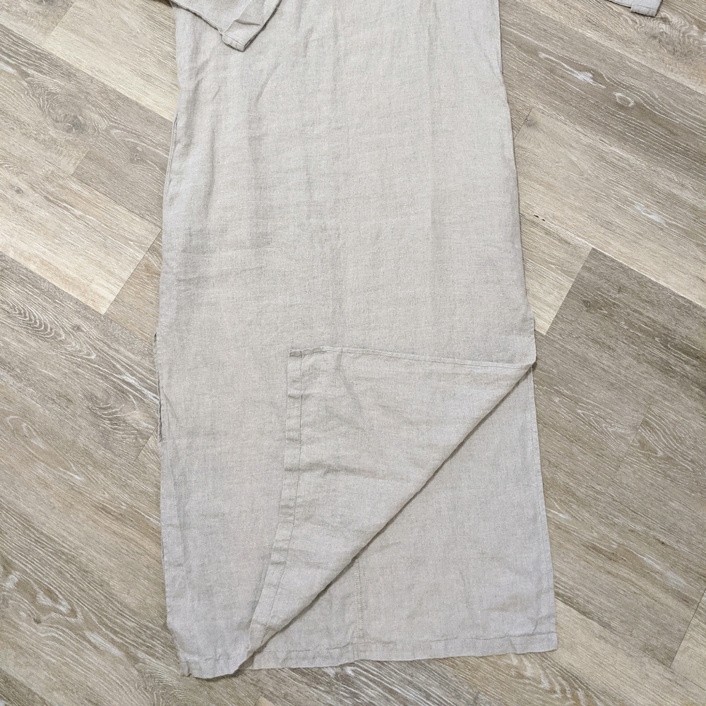 Simply Grey Life XS/S Maxi Dress Natural Linen - Picture 2 of 3